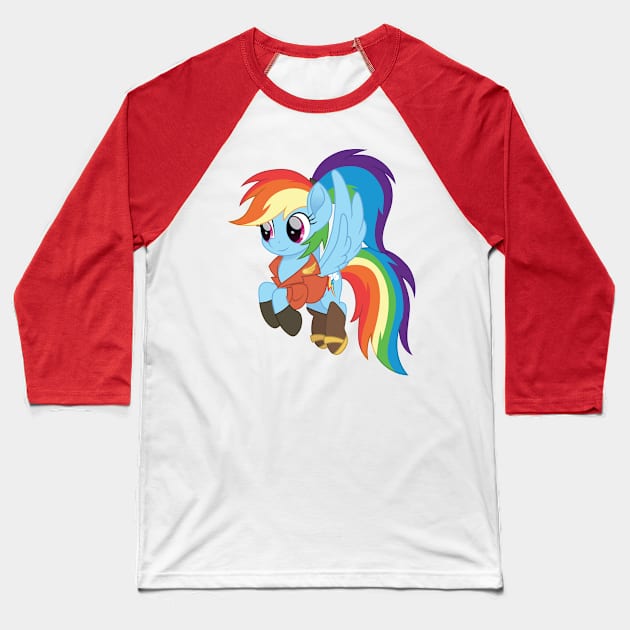 Rainbow Dash as future Catra Baseball T-Shirt by CloudyGlow